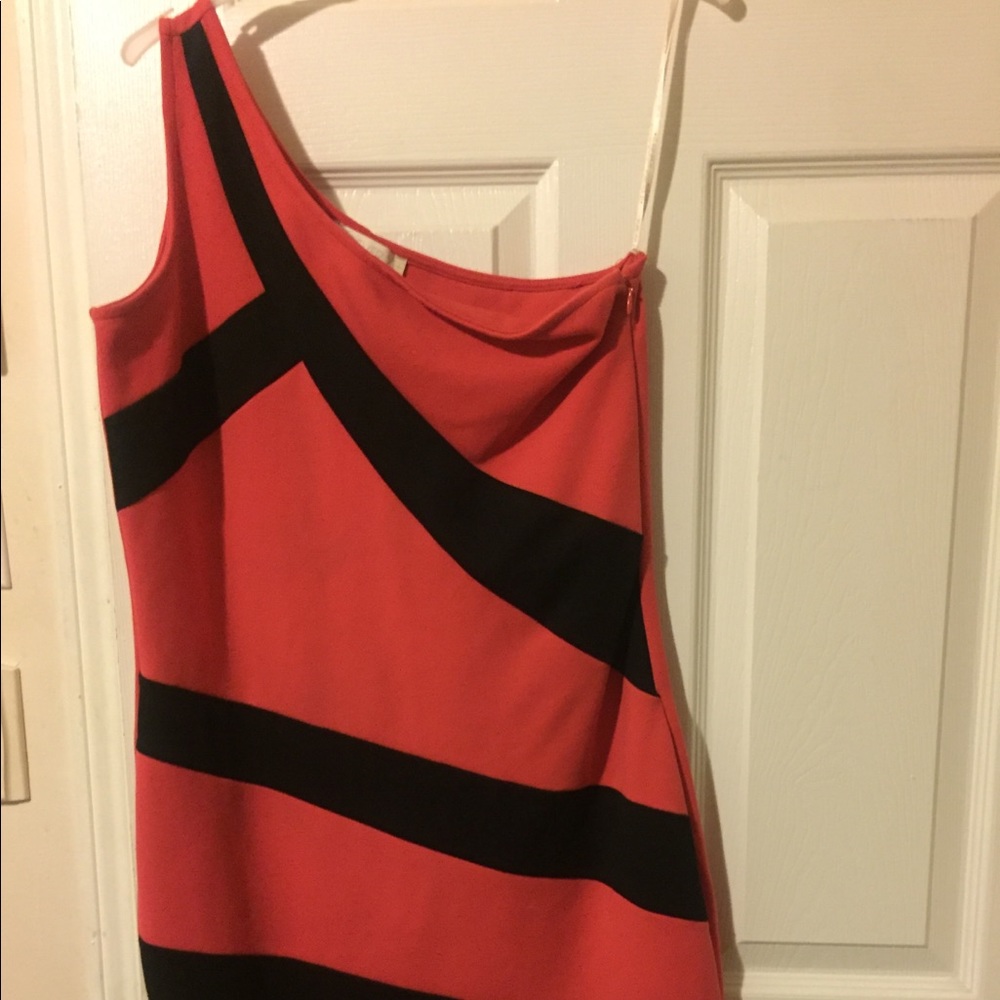 Forever 21 one side off the shoulder mini dress